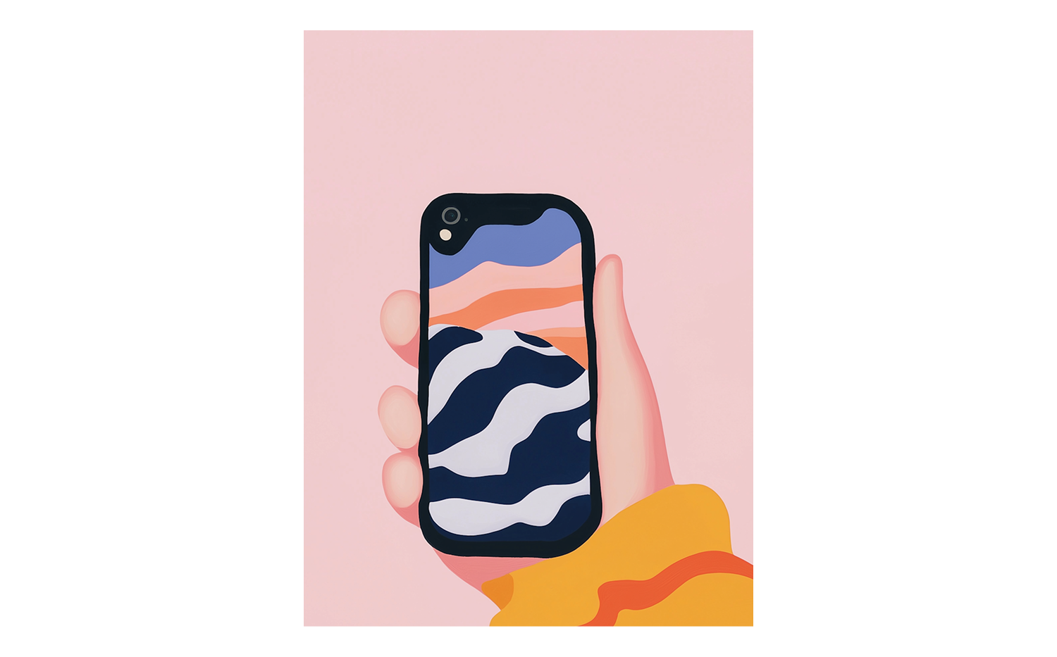 Illustrazione di uno smartphone