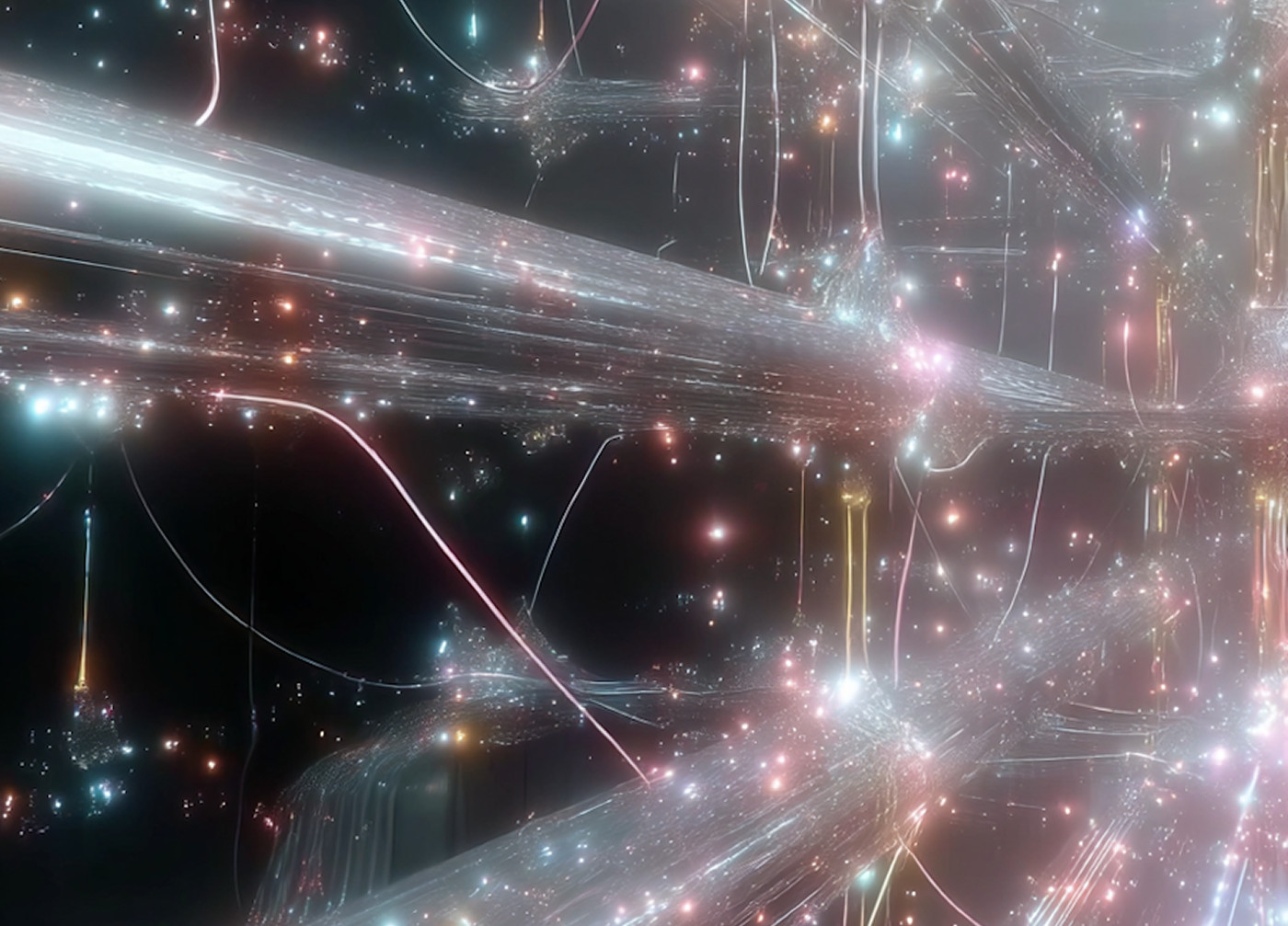 Illustrazione astratta generata con l'ai