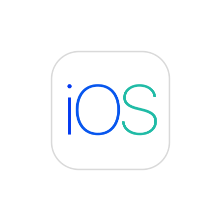 Logo iOS, sistema operativo di Apple