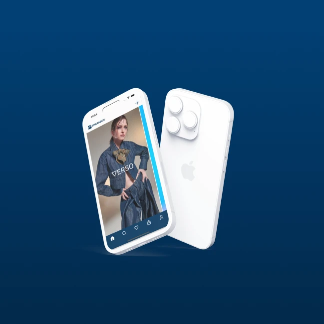 Mockup mobile dell'app "sharabati".