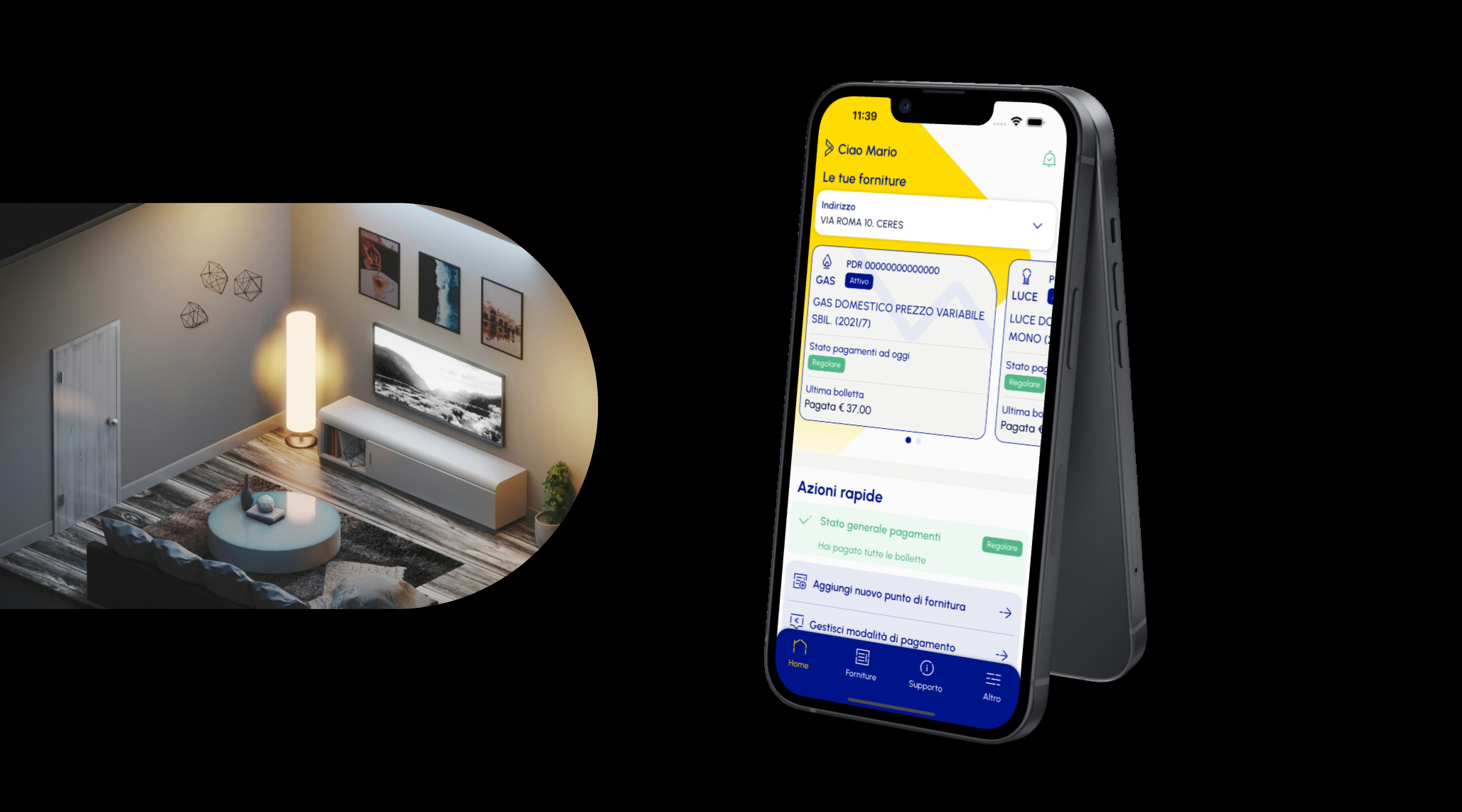 Progetto energy app per Argos