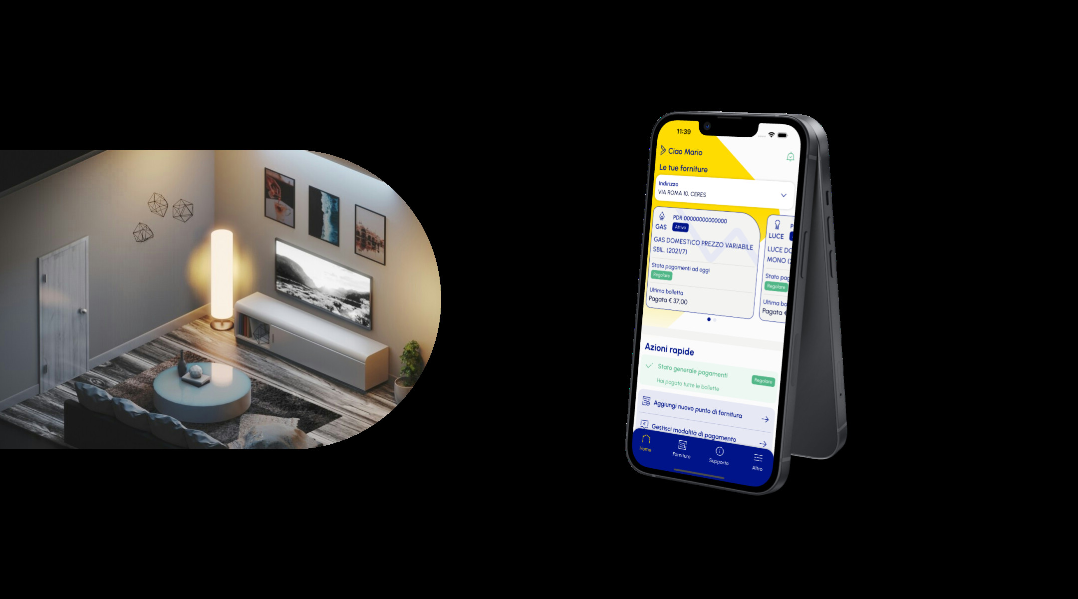 Progetto energy app per Argos